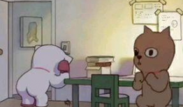 两只小狗漫画,温馨互动，趣味横生